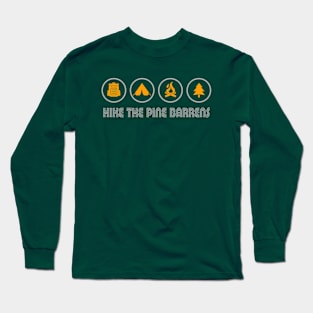 Hike The Pine Barrens New Jersey Long Sleeve T-Shirt